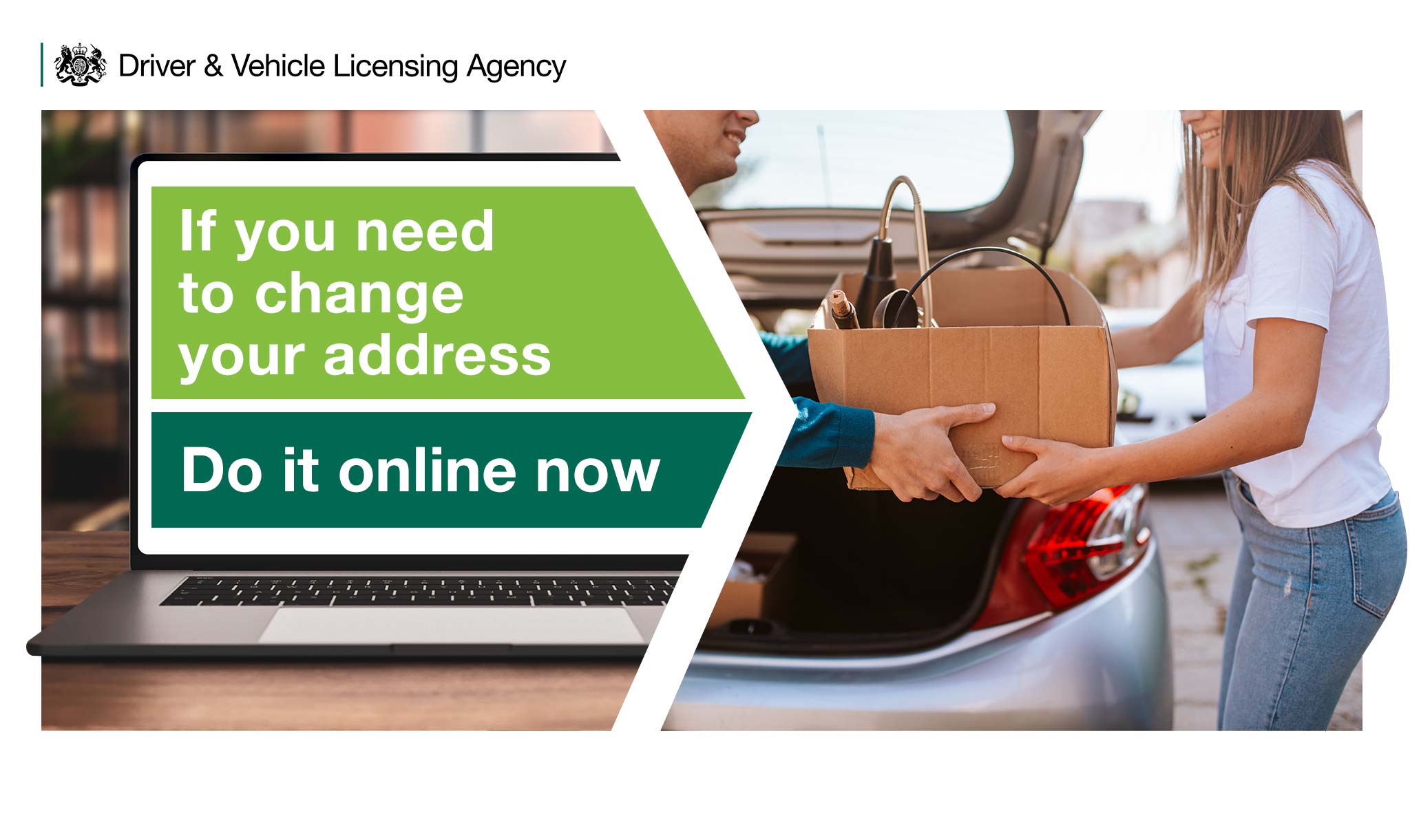 DVLA on Twitter: "Moved home? You must update your: ➡ driving licence ➡  vehicle log book (V5C) ➡ Direct Debit for vehicle tax ➡ private number  plate documents https://t.co/0atyqW0JYe #DVLAonline  https://t.co/VIx7ihNtpH" /