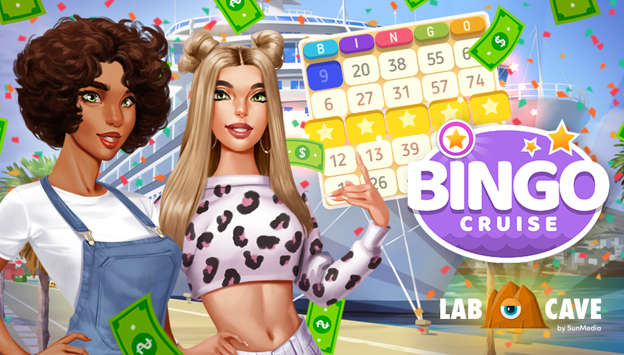 LabCave's tweet image. Take a summer vacation and win big with our latest game, Bingo Cruise. Check out the huge ship, win your way to the VIP room and don’t forget to shout BINGO! when you win. Check it out on either iOS apps.apple.com/us/app/bingo-c… or Android play.google.com/store/apps/det… today.