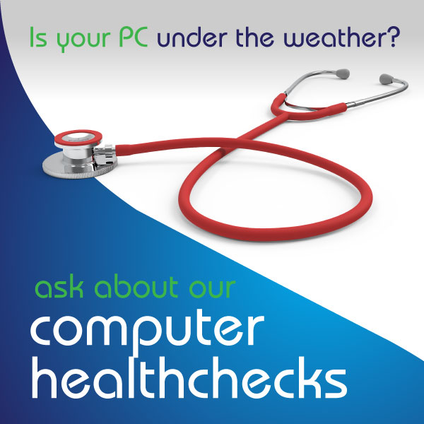 Does your PC need a check up? 
Get in touch we can help..
