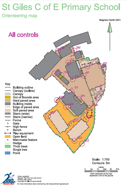 StGilesPrimary's tweet image. Excited to confirm that the school has been professionally mapped, with control points  positioned around the school. The profile of PESSPA is being raised  through orienteering and outdoor learning as a tool for whole school improvement. @YouthSportTrust @JoshJenner @BCbeactive