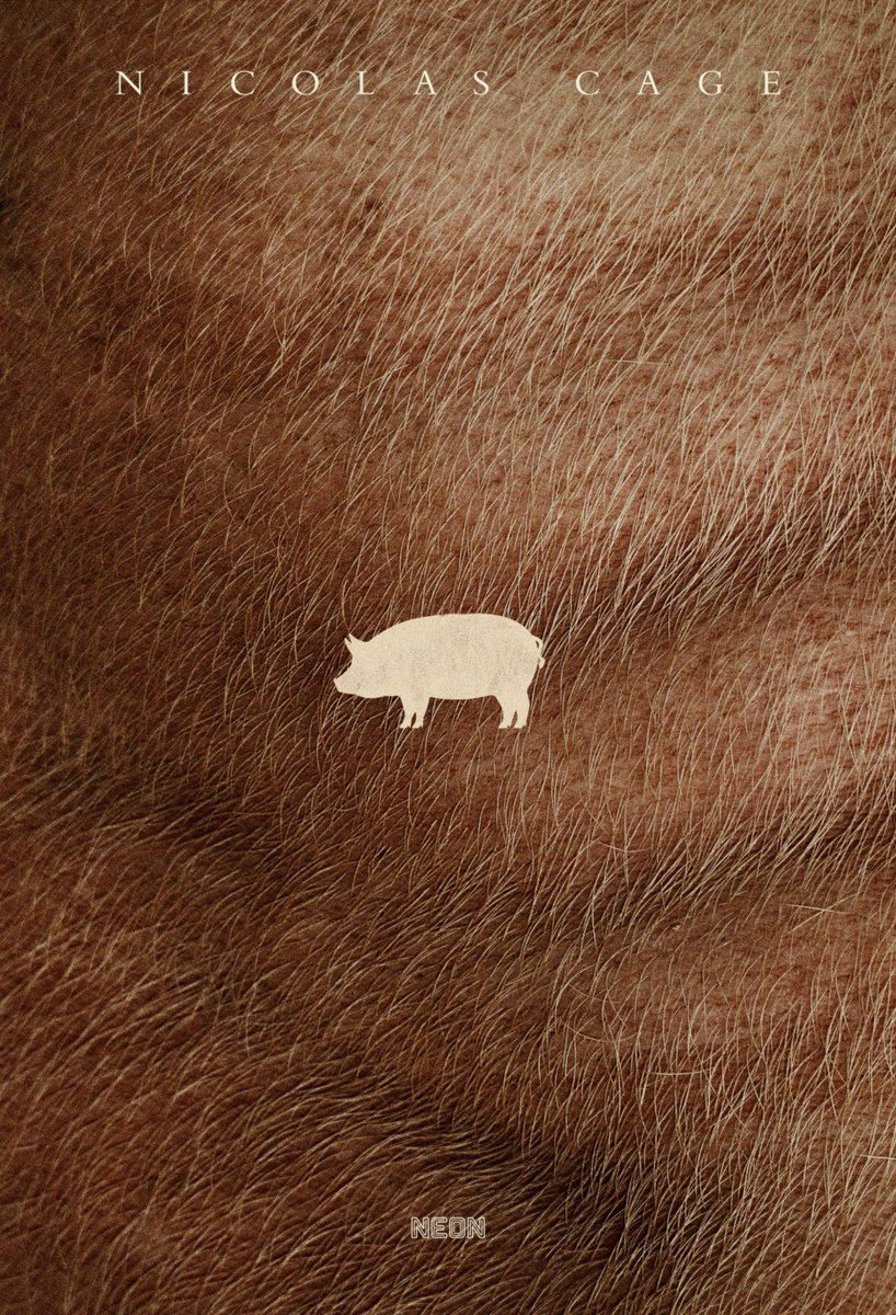 WhtGoodMovies's tweet photo. Official Poster for NEONs "Pig" starring Nicolas Cage and Alex Wolff https://t.co/UBJl7xiUHH