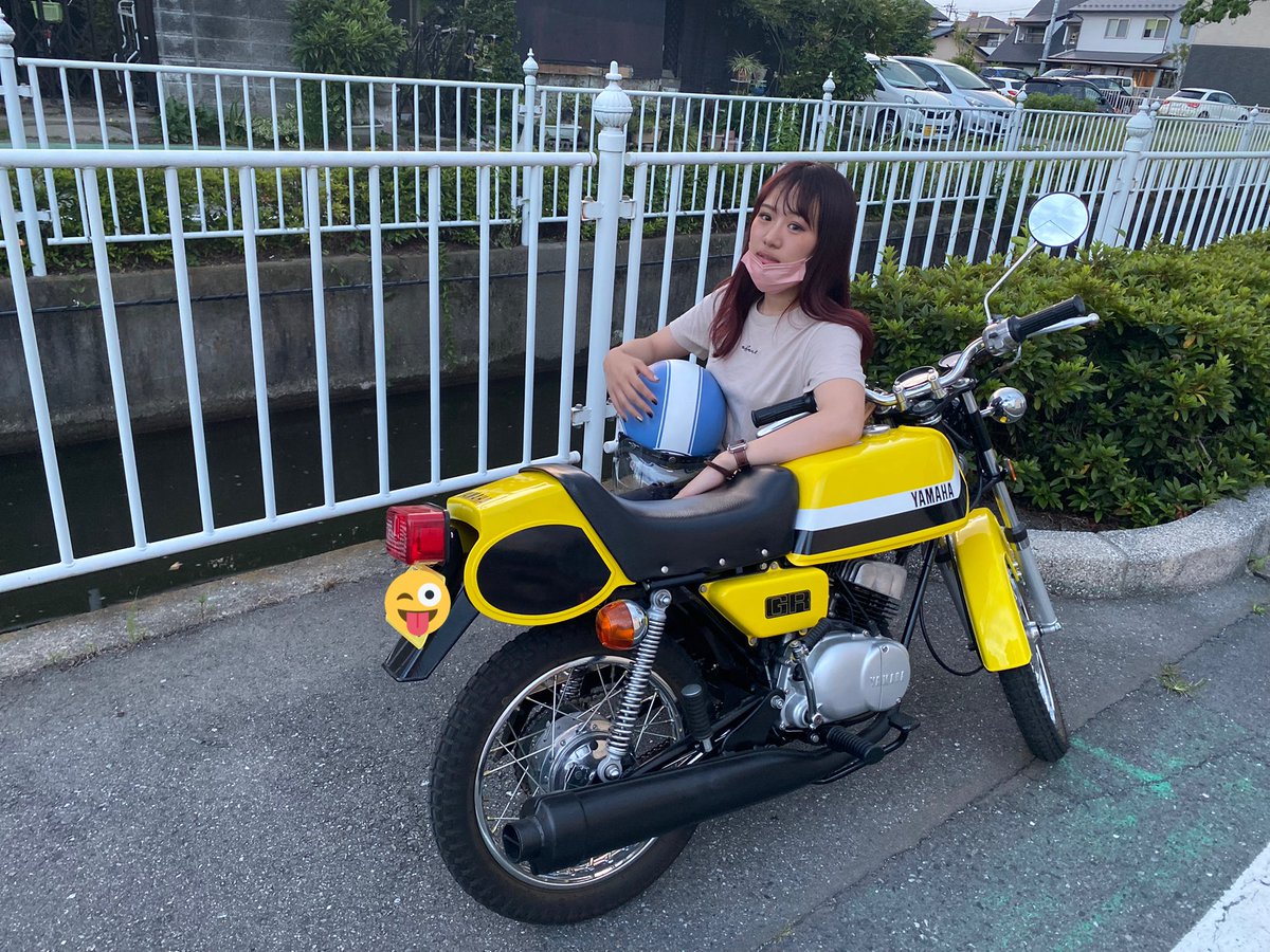 kakumaari's tweet photo. 初公道デビュー😭🏍
実家にある父の超絶お気に入りで可愛がっている #GR80 に乗りました!
田んぼが気持ちよかった、、
停まって写真撮ればよかった、、
教習所出たの初めてめっっっちゃどきどきした、、
はやく自分のやつ乗りたい〜!
あさって納車!
#バイク女子
#バイク
#バイク乗りと繋がりたい https://t.co/jutBD0bg2A