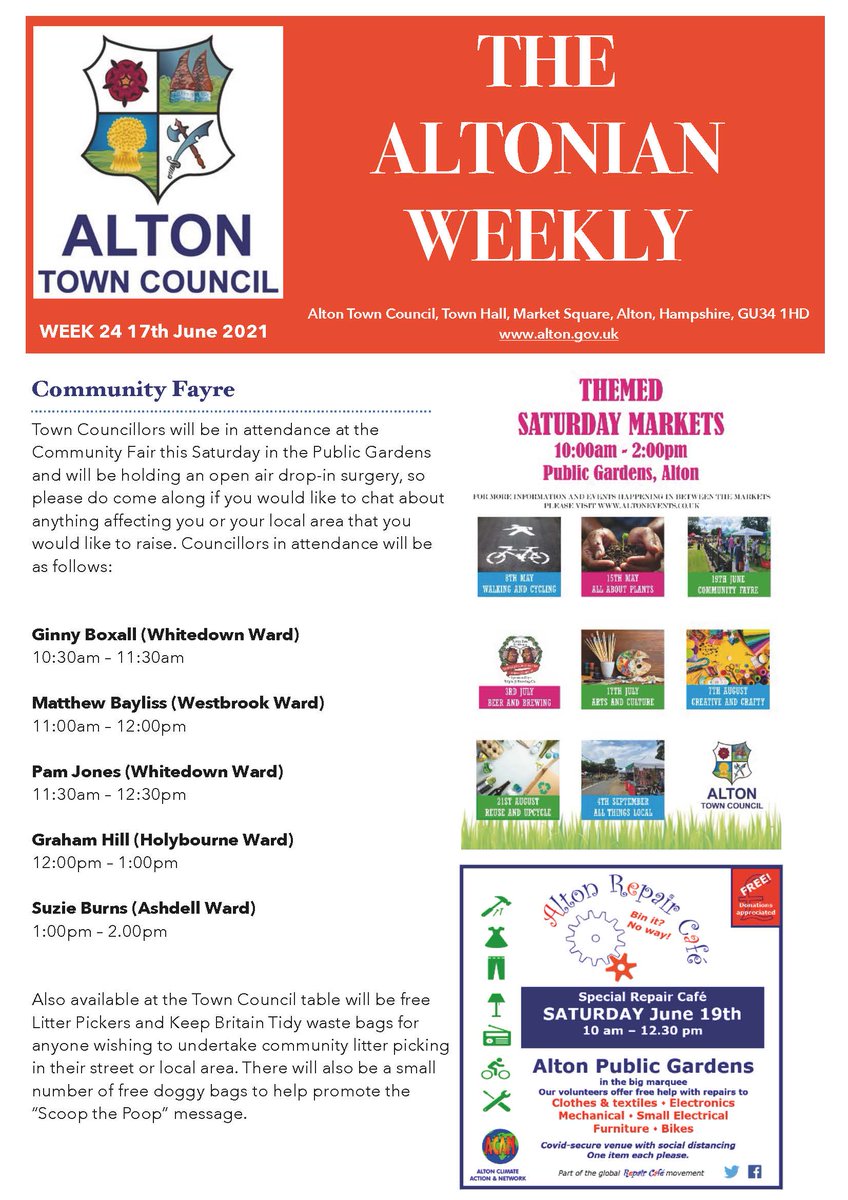 Alton Town Council tweet media