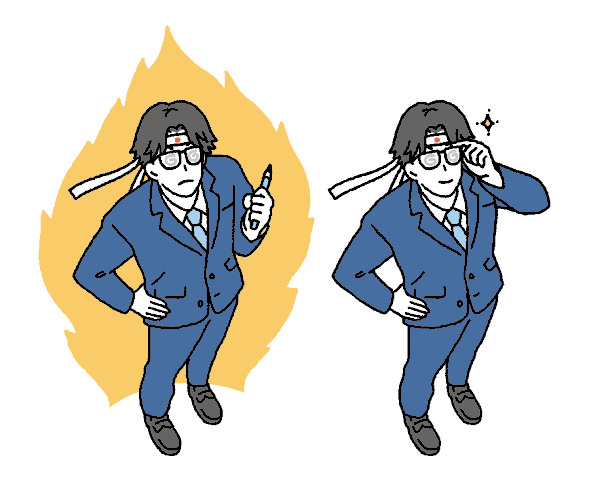 ガリ勉のtwitterイラスト検索結果