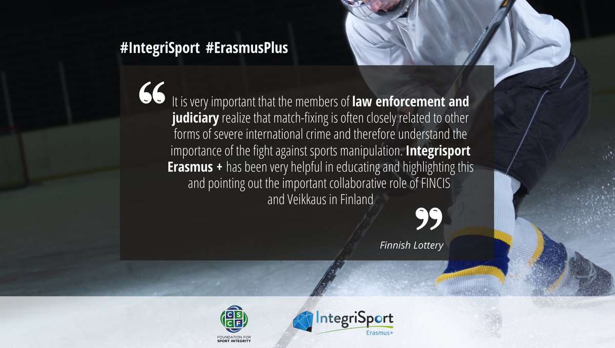 Cscf_integrity's tweet photo. We stand #against manipulation in sport!!
#CSCF_integrity #wesupporteachother #quote #Integrisport #ErasmusPlus #Sports #Nomatchfixing #Nosportsmanipulations https://t.co/UL9hoRrtEZ