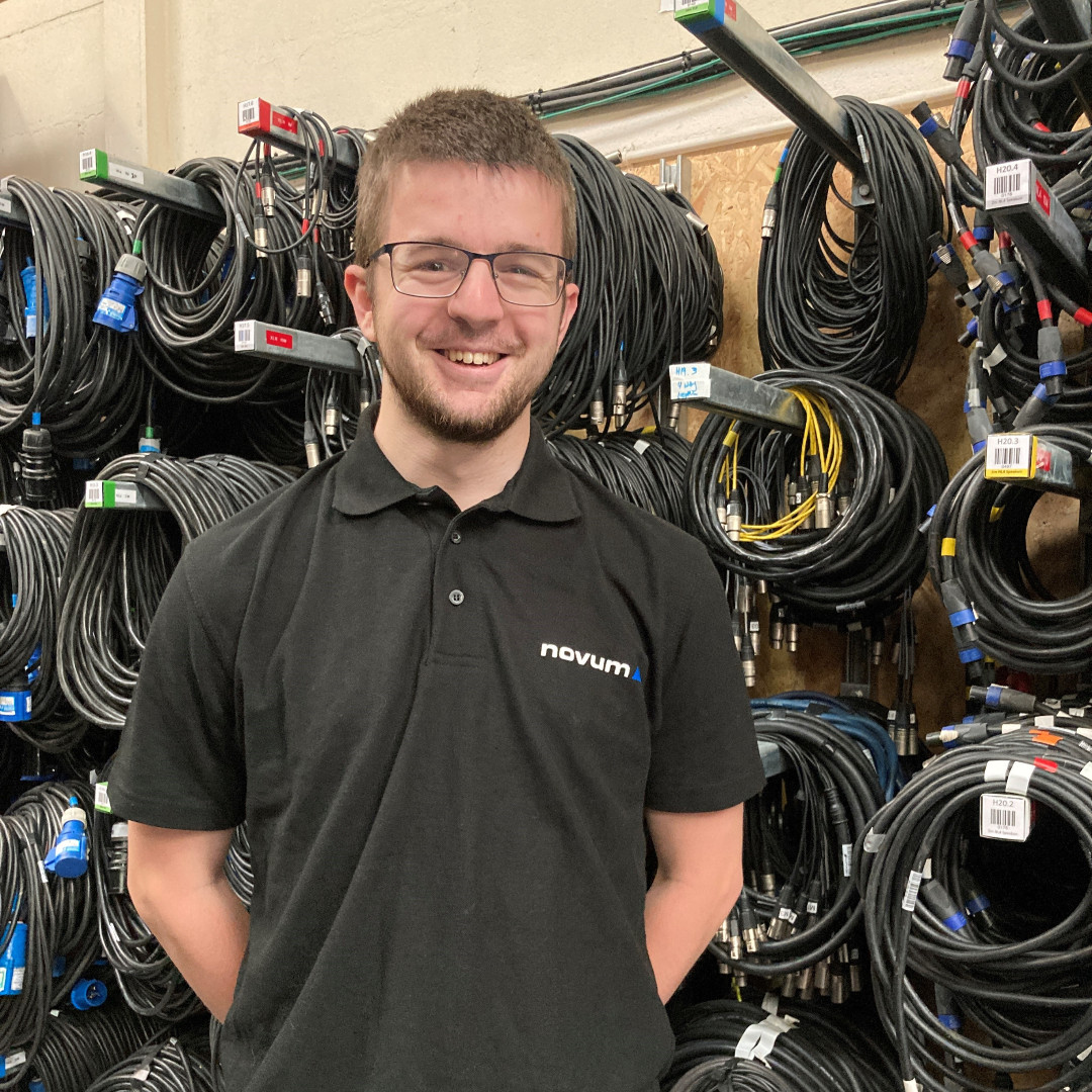Also welcome Dan our other newest member of the team! Dan has just graduated from the <a href="/UniSouthWales/">University of South Wales</a>  and has joined the Novum AV operations team to deliver solutions across our live events and installation projects.