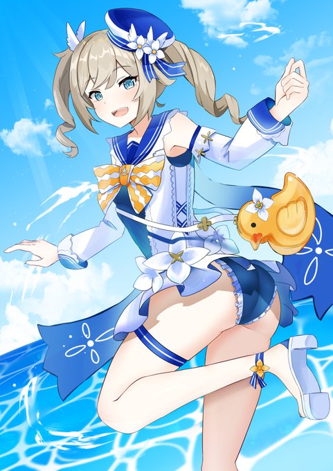 水着バーバラ!
#原神 
#GenshinImpact 