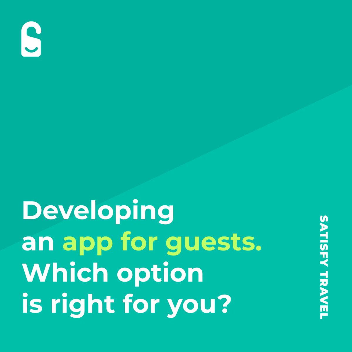 SatisfayT's tweet photo. Last time we reviewed the benefits of using a guest app📱.
Today, let’s talk about existing types of guest apps and how to choose the best one for your hotel🏨.

There are several implementation options:
👉 self-written solution
👉 template app based on… https://t.co/9qygsuQUBs https://t.co/3D4ev5sMyX