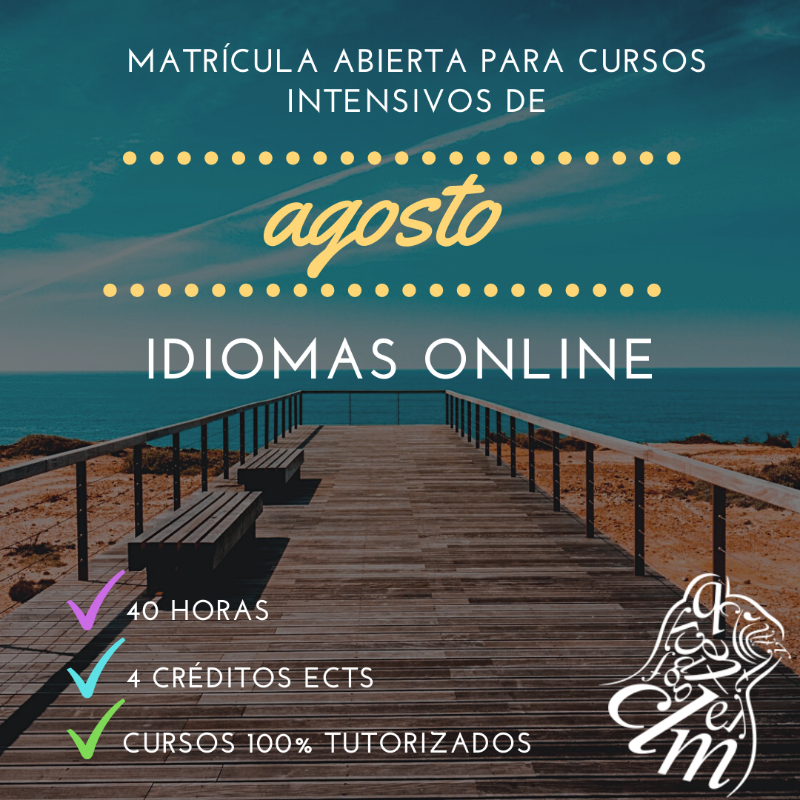 clmgranada's tweet photo. ¡Se acerca #agosto! Y con él, nuestros #cursosintensivos de idiomas 😍
➡ Matrícula abierta: https://t.co/Tj5C7lPJl8
✅ Profesorado nativo o biligüe altamente cualificado
✅ Excelencia académica de la @CanalUGR
#idiomas #languages #aprenderidiomasonline