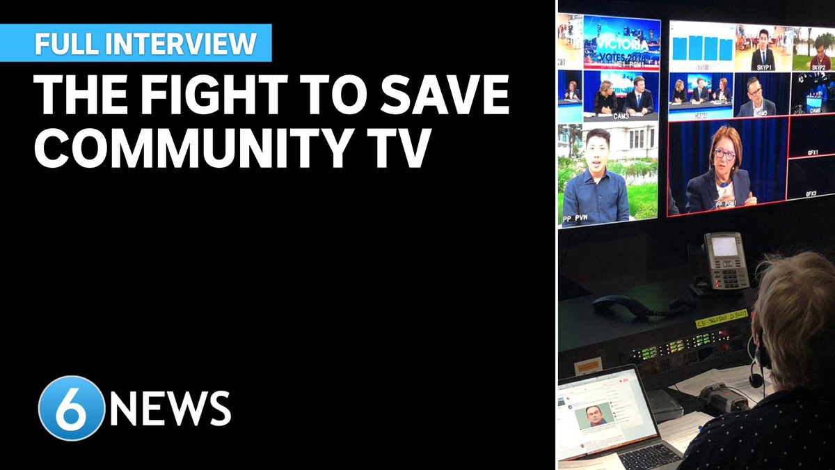 6NewsAU's tweet photo. #WATCH: We spoke to @ShaneDunlop, the General Manager of @C31Melbourne, about the fight to save Community TV 📺
FULL INTERVIEW: https://t.co/AVlC4J11sl
#6NewsAU #C31 #AusPol #Channel31 #Channel44 #SaveLocalTV #CommunityTV | https://t.co/eU0kSS8FVw https://t.co/Zj4Ceczqdg
