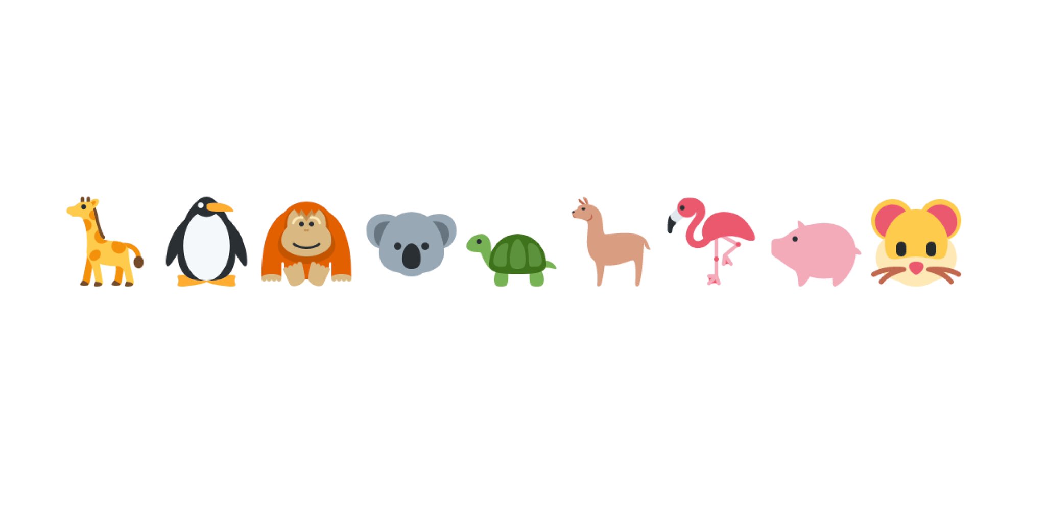 つだしん パソコンでtwitter見たら絵文字がフラットになって可愛い 特にゴリラがツボ T Co Ujdjjwmngf Twitter