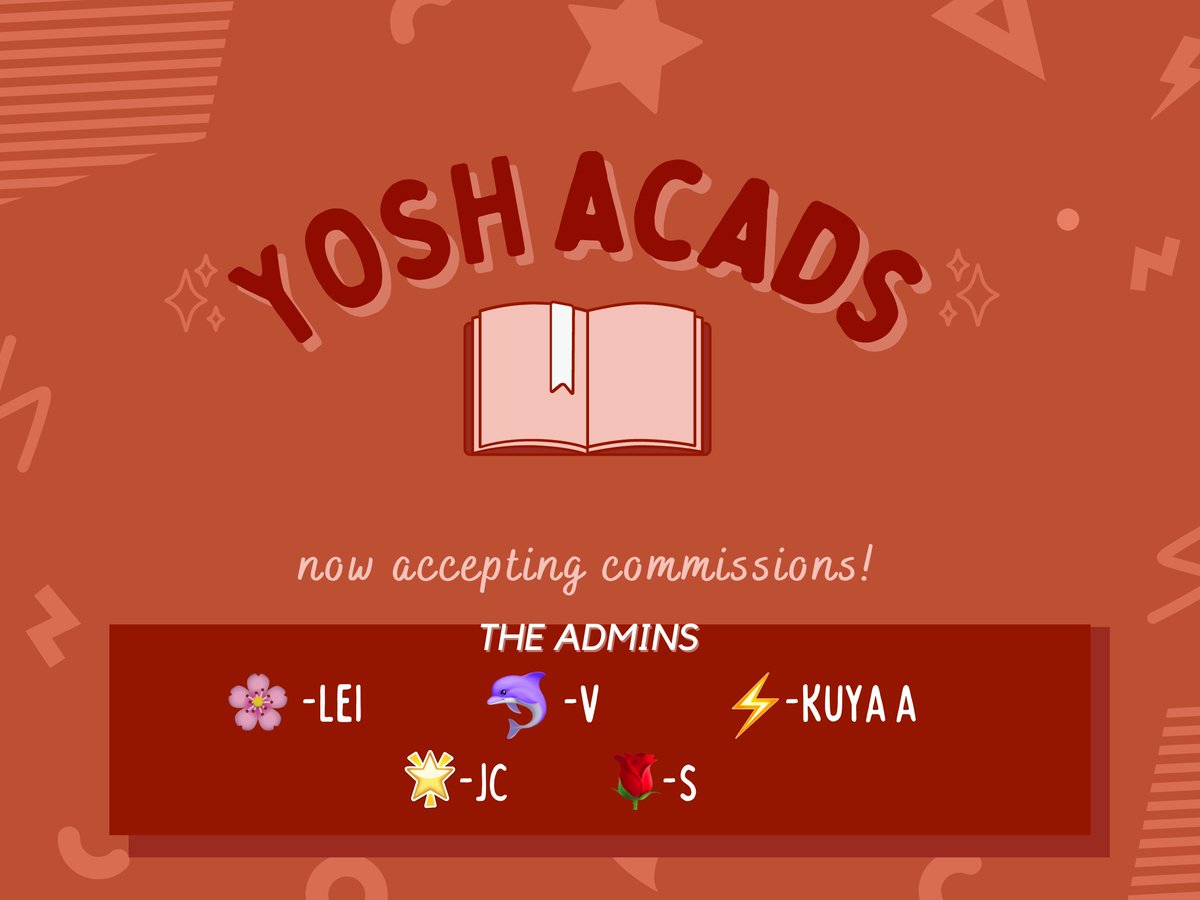 Yosh Acads 🟢ONLINE | commissioner | rush/non-rush tweet media