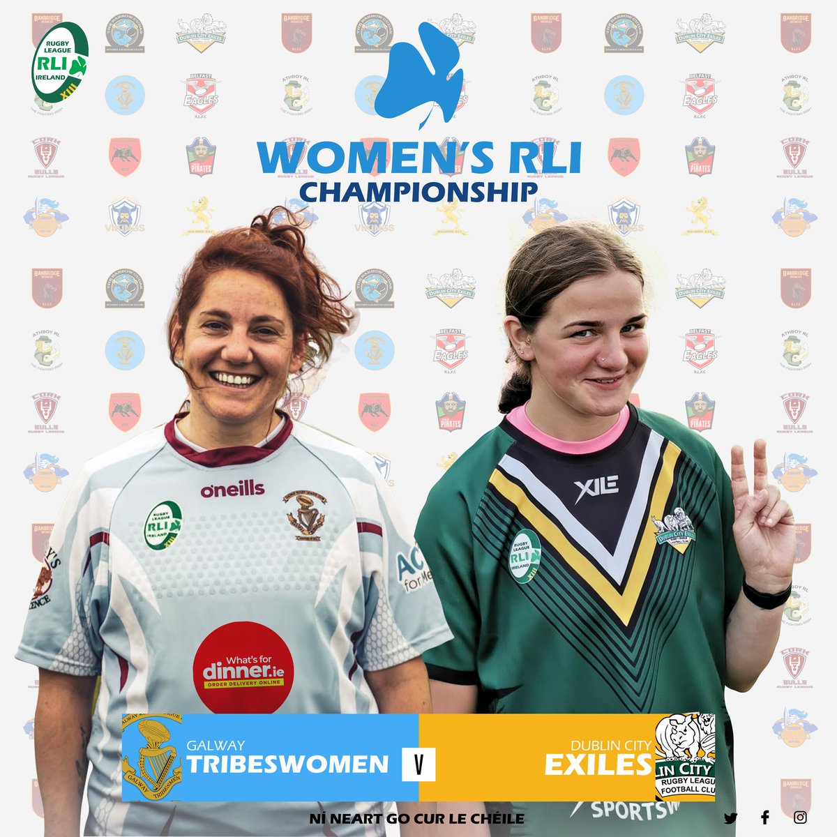 Irelandrl's tweet photo. The game will be live streamed on Galway Tribesmen Facebook page. The game kicks off at 2pm so don't miss it 🏉 @sportireland @EuroRugbyLeague
• Ní neart go cur le chéile 
• There's no Strength Without Unity https://t.co/B6MT6kQVFe