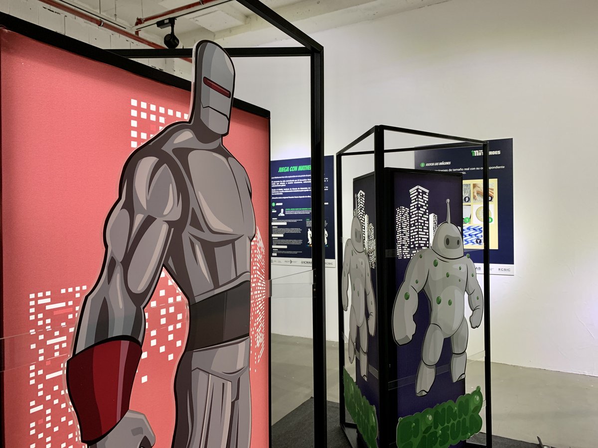 ESCIENCIA's tweet photo. #Matheroes
Hasta el 4 de julio se puede visitar la expo Matheroes en @grancasazgz
Un proyecto del @icmabCSIC con la colaboración de @FECYT_Ciencia https://t.co/c0D2iWVnhT