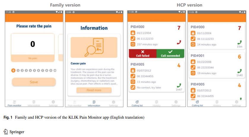 Read my latest #research on feasibility of the KLIK Pain Monitor app, developed <a href="/prinsesmaximac/">PrinsesMáximaCentrum</a> to monitor and follow-up with pain in kids with cancer at home, published with <a href="/SpringerNature/">Springer Nature</a> in Supportive Care in Cancer. You can read it here: rdcu.be/cmG2d