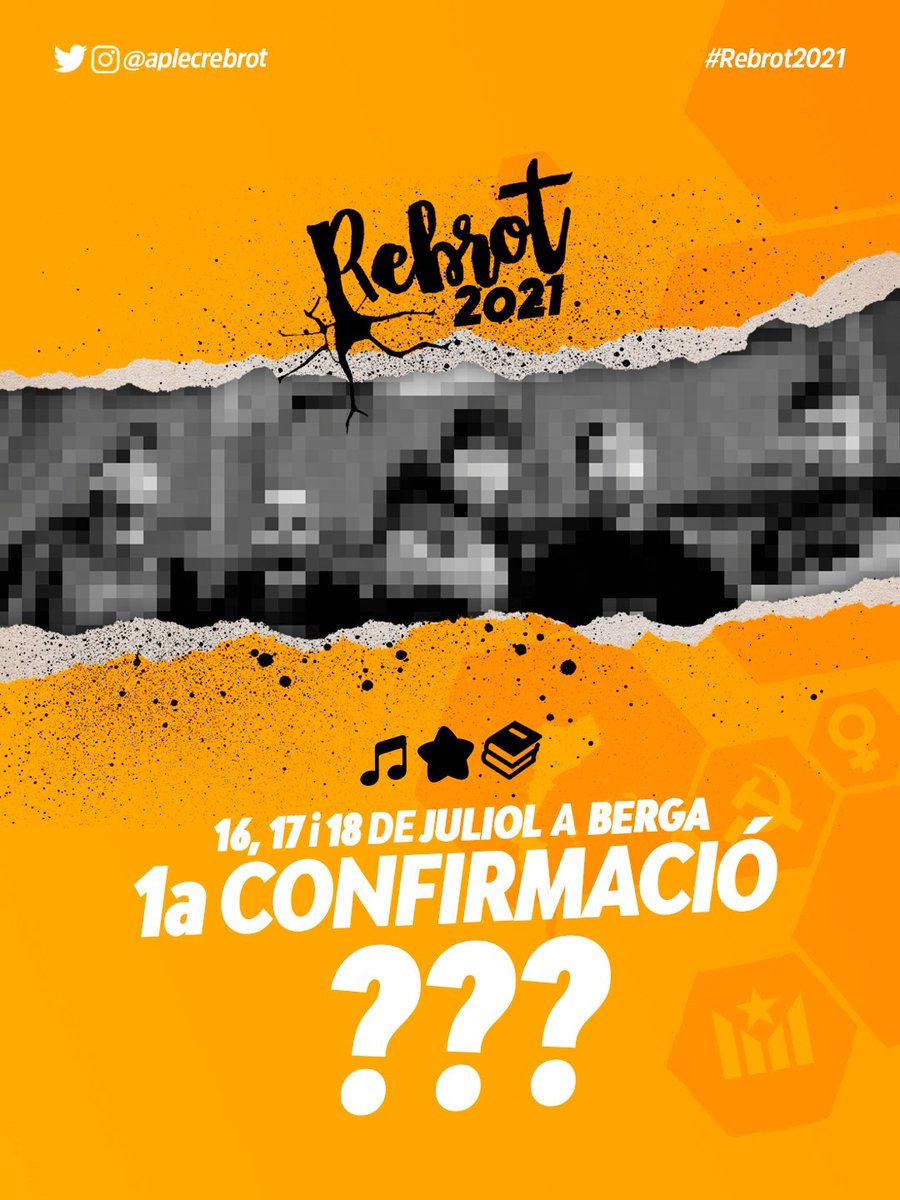 👉🏼 Ja tenim la primera confirmació pel #Rebrot2021! Qui creieu que són? 🤔