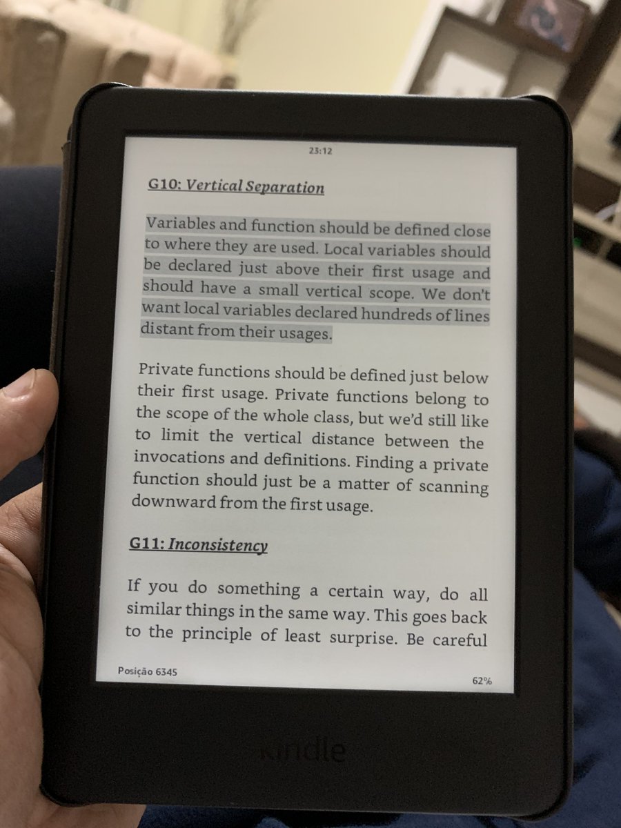 helber_belmiro's tweet image. From Clean Code, by Uncle Bob.
#java #apidesign #frameworkdevelopment #librarydevelopment #opensource #developer #softwaredevelopment #softwareengineering #100DaysOfCode #100DaysofJava