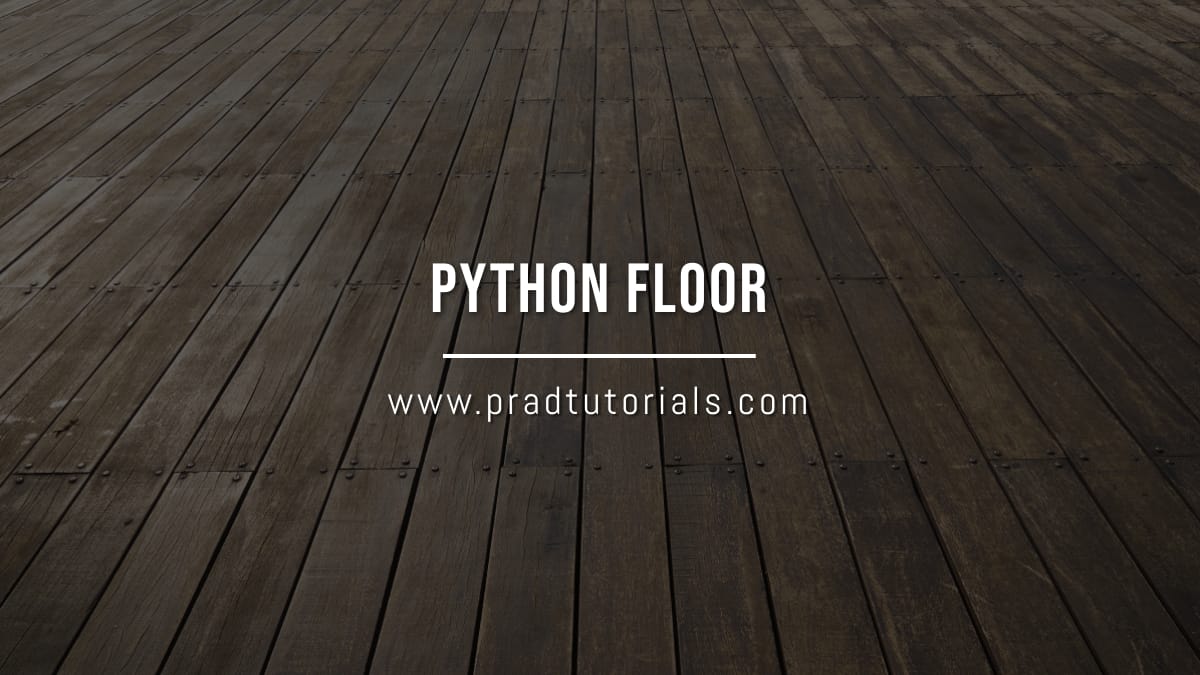 pradtutorials's tweet image. Python Floor Division and Math.floor() Function with Examples
Visit: pradtutorials.com/python-floor/
#pythonfloor #floorpython #floordivisionpython #pythonfloordivision #pythonfloorfunction #pradtutorials #pythontutorial
