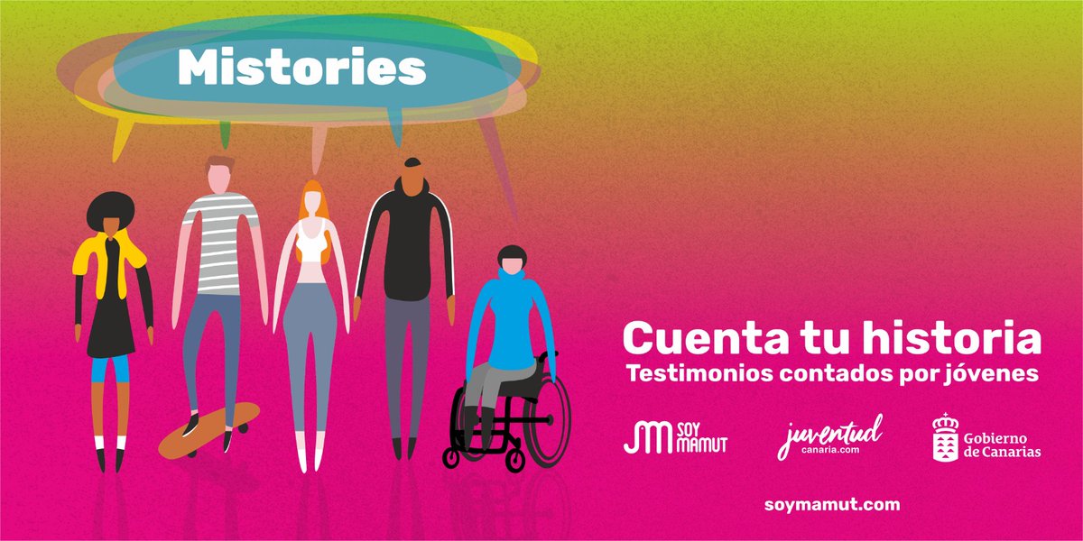 SoyMamut's tweet photo. 𝐍𝐨𝐭𝐚: @RTVCes realizó una pieza para el Telenoticias 2 #TN2Canarias. Puedes verlo en: https://t.co/LiXiI1xvjW
✔ 𝐎𝐑𝐆𝐀𝐍𝐈𝐙𝐀: “𝐌𝐈𝐒𝐓𝐎𝐑𝐈𝐄𝐒” es un proyecto de @SoyMamut, y cuenta con la colaboración de la @juventudcanarias.
#MISTORIES #1Edicion #Canarias #Juentud https://t.co/cP2epF8prq