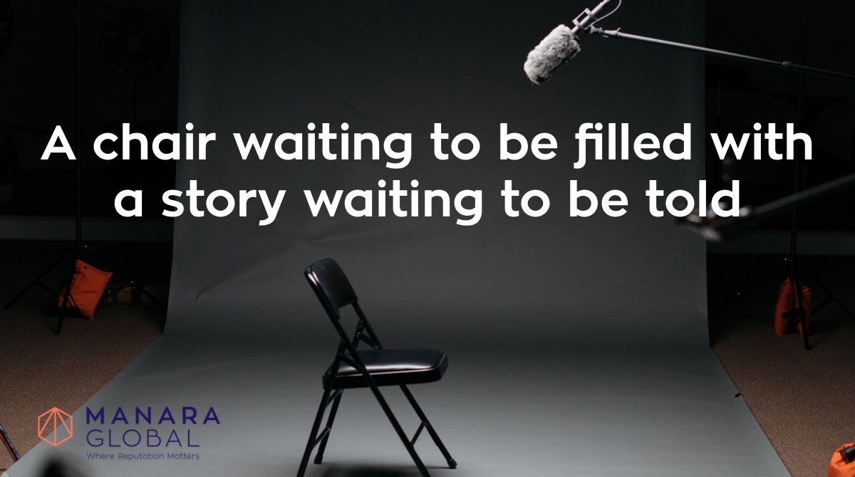 ManaraGlobal's tweet photo. It’s time you took a seat and told your story. Our #media team know how to craft your engaging story and create media opportunities that place you and your brand in the media spotlight. Get in touch so we can do that for you.
#leadership #uae #middleeast #dubai #uaepr https://t.co/V85KNPj53M