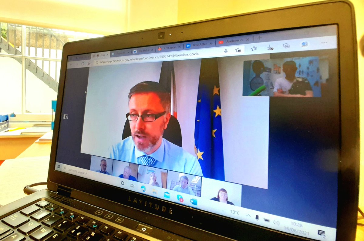 ATDIreland's tweet photo. @rodericogorman many thanks for our encouraging
meeting yesterday on Socioeconomic Discrimination with @ATDIreland @EAPNIreland and other partners.
Let's hope we can work together for a better society free from #Discrimination #Stigma #shame & #EndPoverty #10thground https://t.co/AM8xZGEc0Z