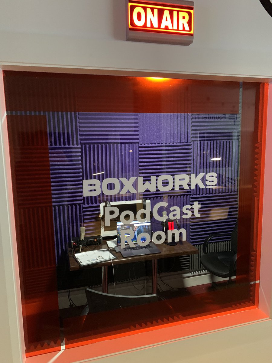 🎙 We’re all set in the @BoxWorksCoWork podcast room for a morning of audio recording. We offer a wide range of video services, including expert voice overs, graphics and content.

#ProfessionalVideoProduction #Waterford