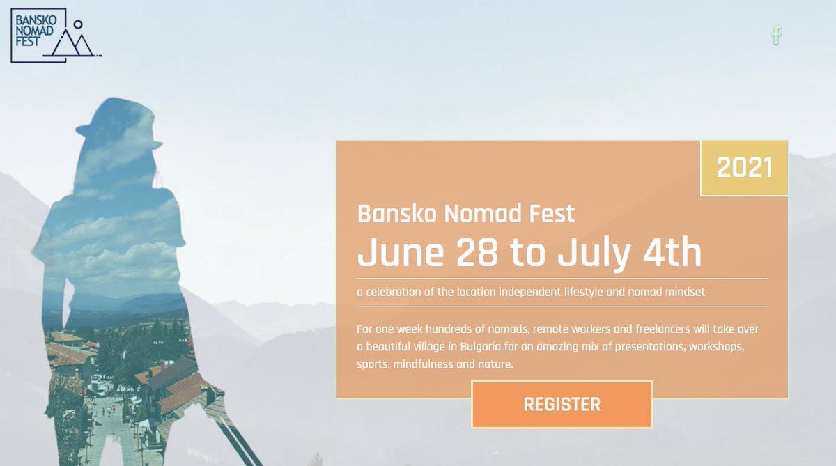📣 Remote workers, digital nomads, world travellers – join us at #BanskoNomadFest in June 28!

🙋‍♀️ More than 300 people will be in #Bansko, #Bulgaria to celebrate the location independent lifestyle. 

😅 Take a look: banskonomadfest.com 

#remotework #digitalnomads #ttot