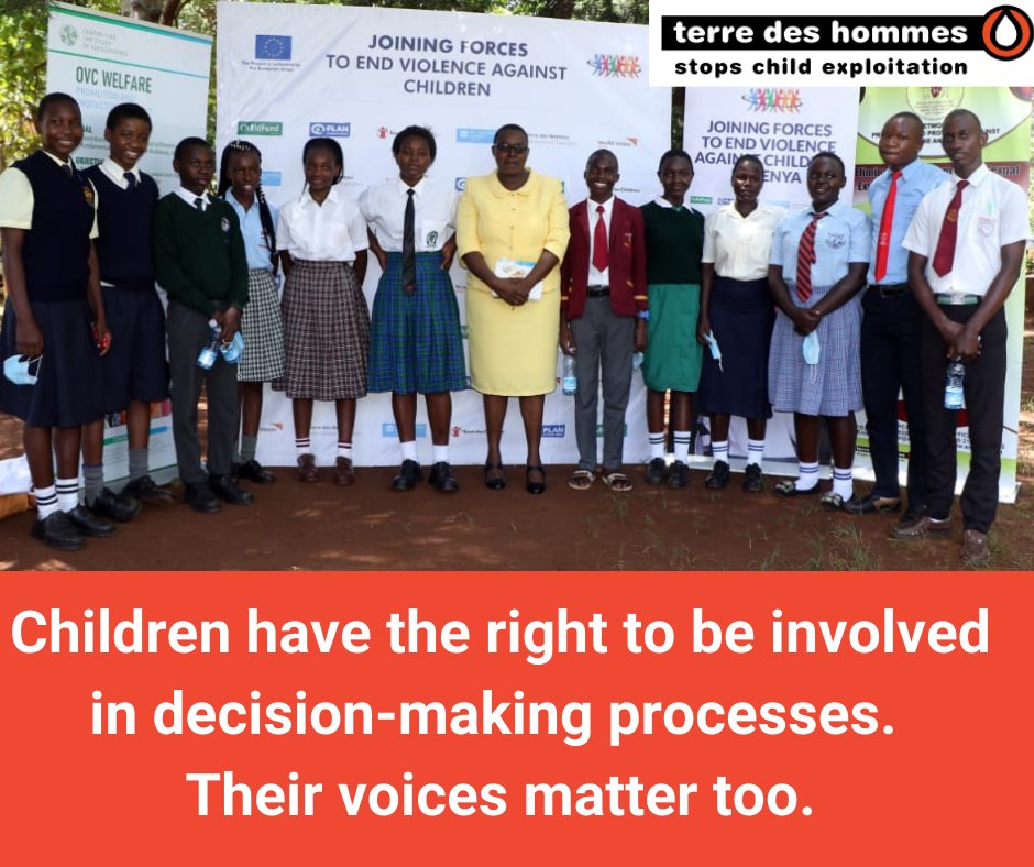 Children have the right to freely express their views and their opinions. Their voices matter.#DAC2021 @JoiningForcesKE @ChildFundKenya @PlanKenya @SaveChildren_KE @SOSKenya @WorldVisionKE @TDH_IF