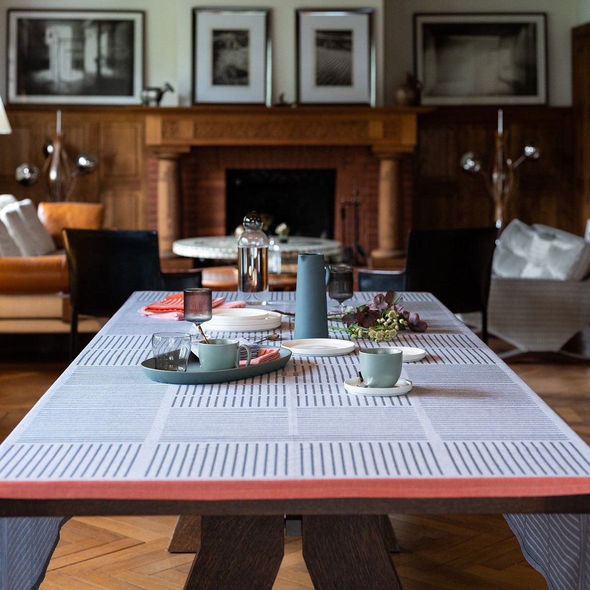 TissageMoutet's tweet photo. Aujourd'hui nous levons enfin le voile sur la collection capsule Etxe, hommage du designer Samuel Accoceberry à son Pays basque natal. 
🏠
Découvrez sans plus tarder la collection Etxe sur notre site internet : https://t.co/eGf3WO1LjU
#lingebasque #madeinFrance #labelEPV https://t.co/JoOdFtdccg