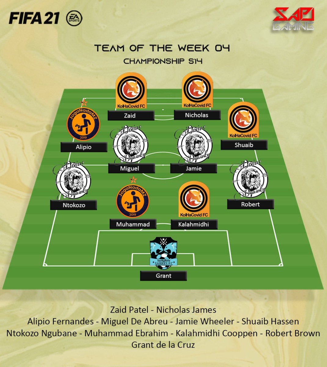SA Pro Club League tweet media