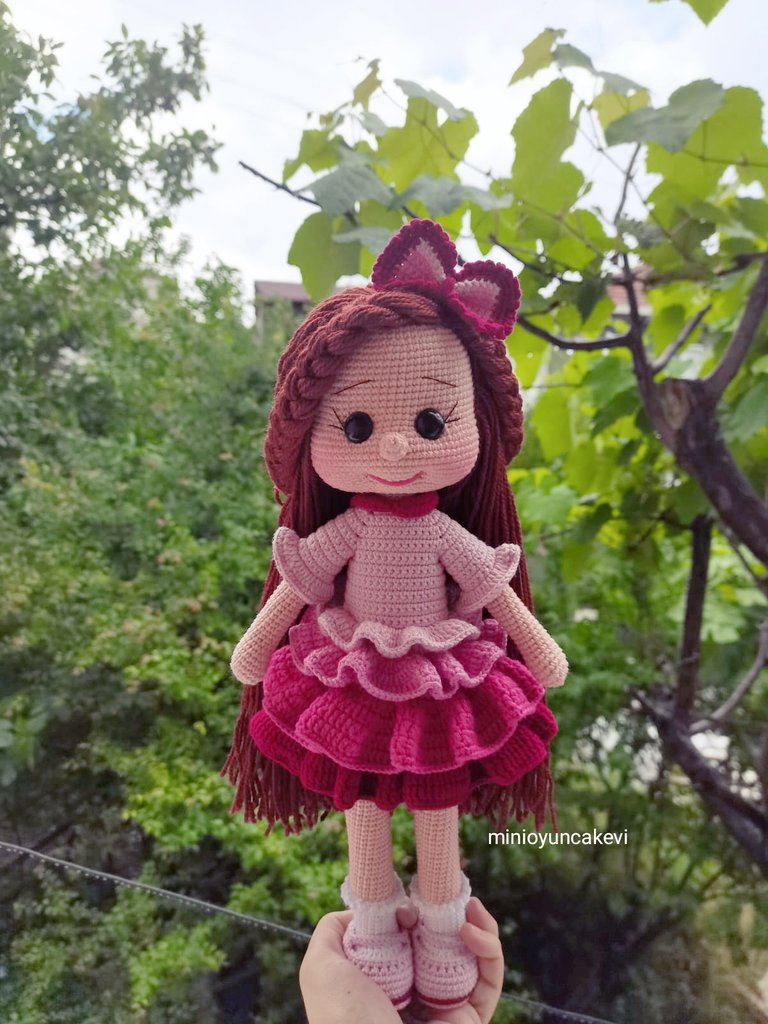 Güne yeni bitirdiğim bebekle başlayalım 🌺 Günaydın