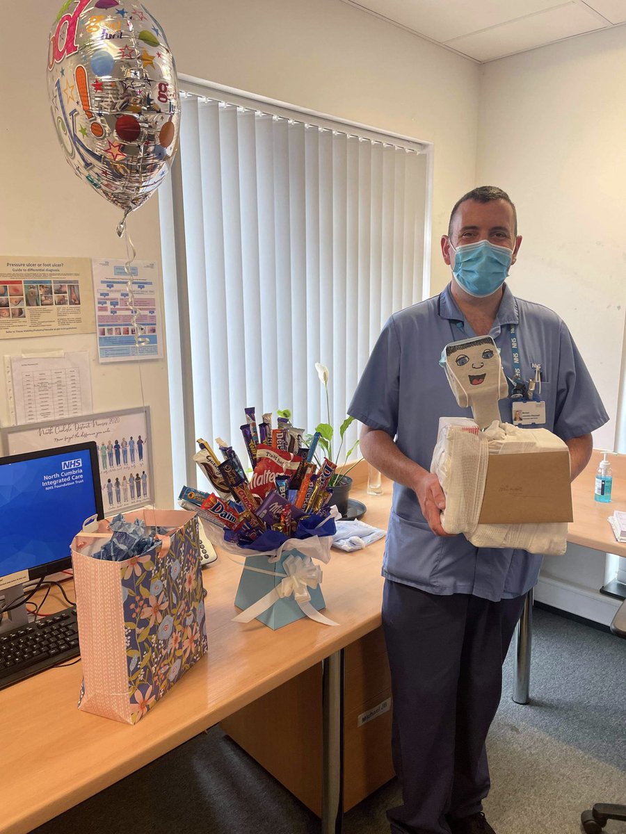 Overwhelmed at the generosity and the kind words from North Carlisle District Nursing Team and the ICC Hub. Although it was my last day in the team I will be back to work on the bank. You all know you are an amazing team. Can’t wait to see you all soon 😀 #nurse