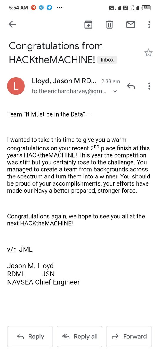 Rahul_Mehta0's tweet photo. Got 2nd position in worlds hack the machine contest. 
#hackthemachine #security #research #cybersec https://t.co/8VuN2lV3J7