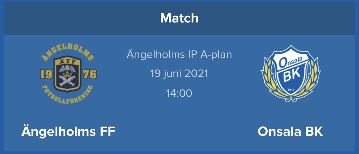 BkOnsala's tweet photo. På lördag åker vi ner till Ängelholm för en väldigt tidig seriefinal, båda lagen med full pott hittills. Ser på förhand ut att bli en riktigt bra kamp i värmen. 🤍💙 https://t.co/Eu3A1QAliP