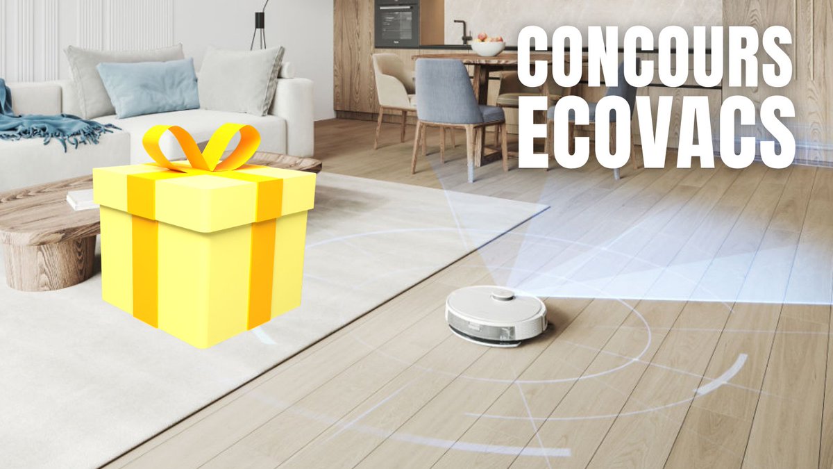 Grâce à <a href="/pressecitron/">Presse-citron</a> et <a href="/ecovacsrobotics/">ECOVACS ROBOTICS</a> je tente ma chance pour gagner le Deebot N8+, qui aspire, lave et se vide tout seul #concours 🎁

Pour participer ➡️bit.ly/ConcoursEcovacs