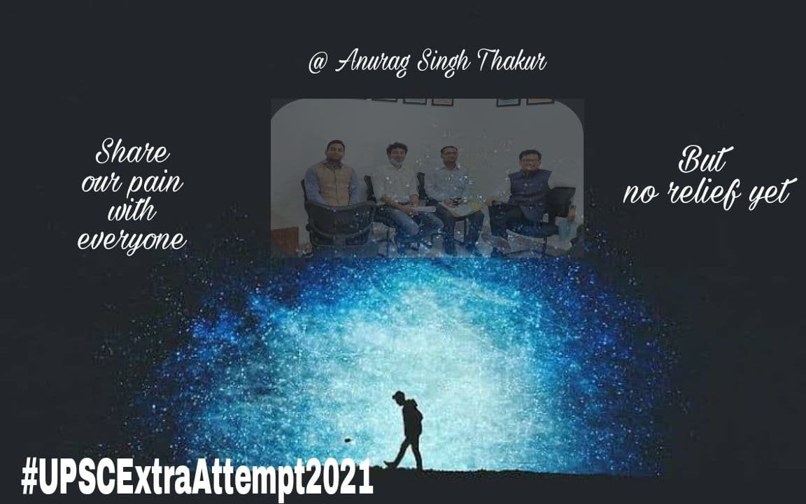 imrajeshvats's tweet photo. @kavindrasachan @PMOIndia Respected sir, just like this year many among us were front line doctors, medical staff, police were serving day and night. But in that scenario, they lost their last UPSC CSE attempt in 2020. Please give one last attempt in 2021. 
#UPSCExtraAttempt
@PMOIndia @AmitShah https://t.co/5kCWY4MeGs