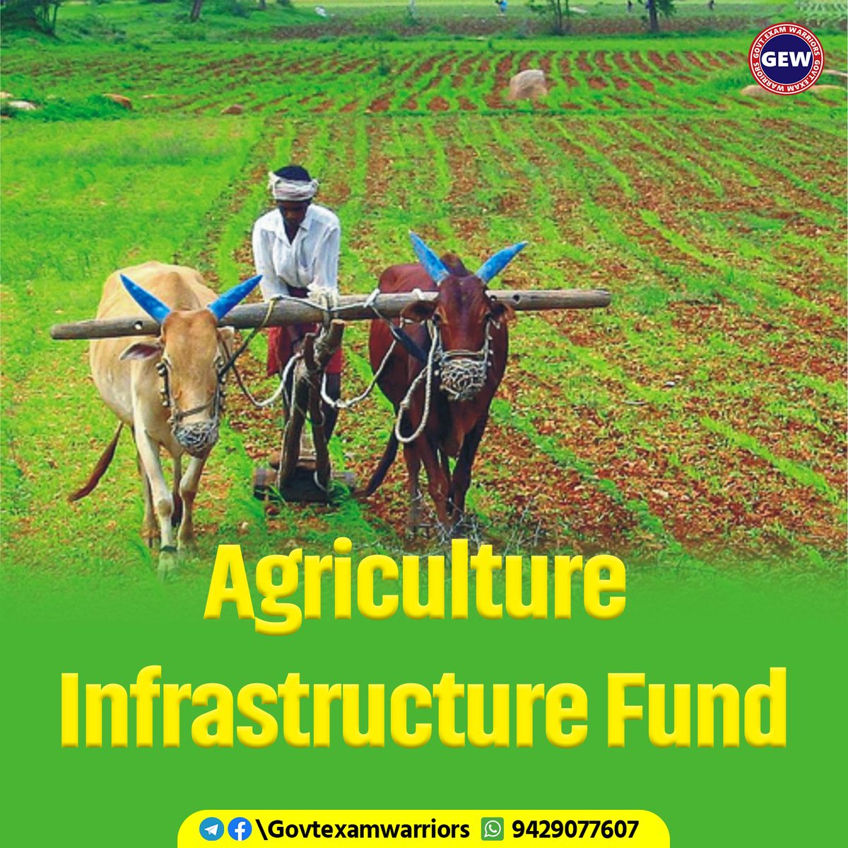 GEW8895's tweet photo. Agriculture Infrastructure Fund 
શું છે અને કઈ રીતે કામ કરે છે ?
#agriindia https://t.co/itoa7H87G1