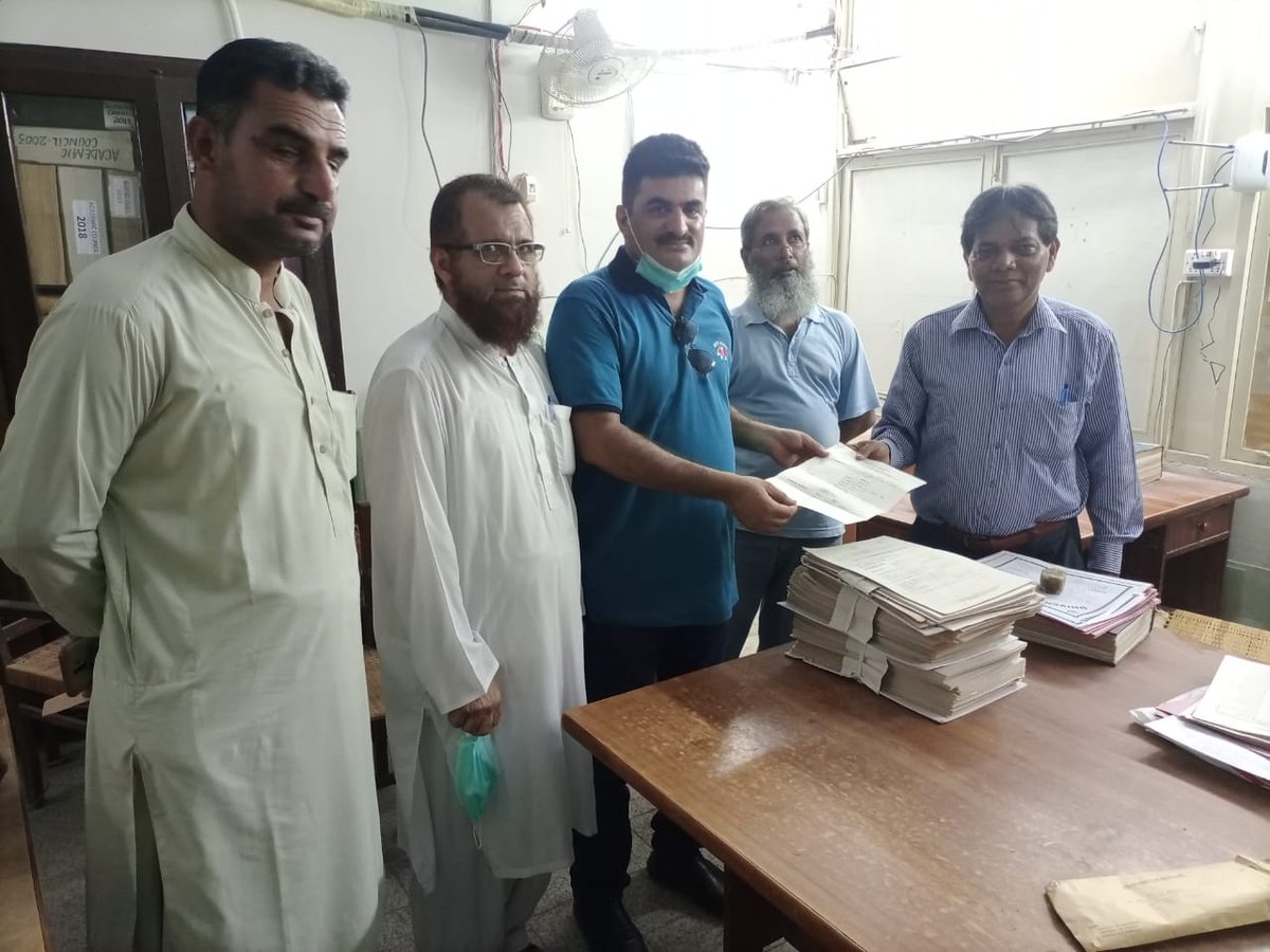 DrQAbbas's tweet photo. Member of PPP Qaisar Abbas submitted nomination papers for officers election syndicate member in university of karachi https://t.co/4cPO9p8fQ7