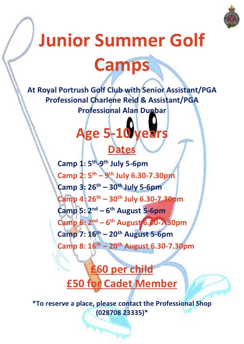 royalportrush's tweet photo. Sign your kid up now! #kidsgolf #juniorgolf #makegolffun #giveakidgolf https://t.co/SWPxafM5YE