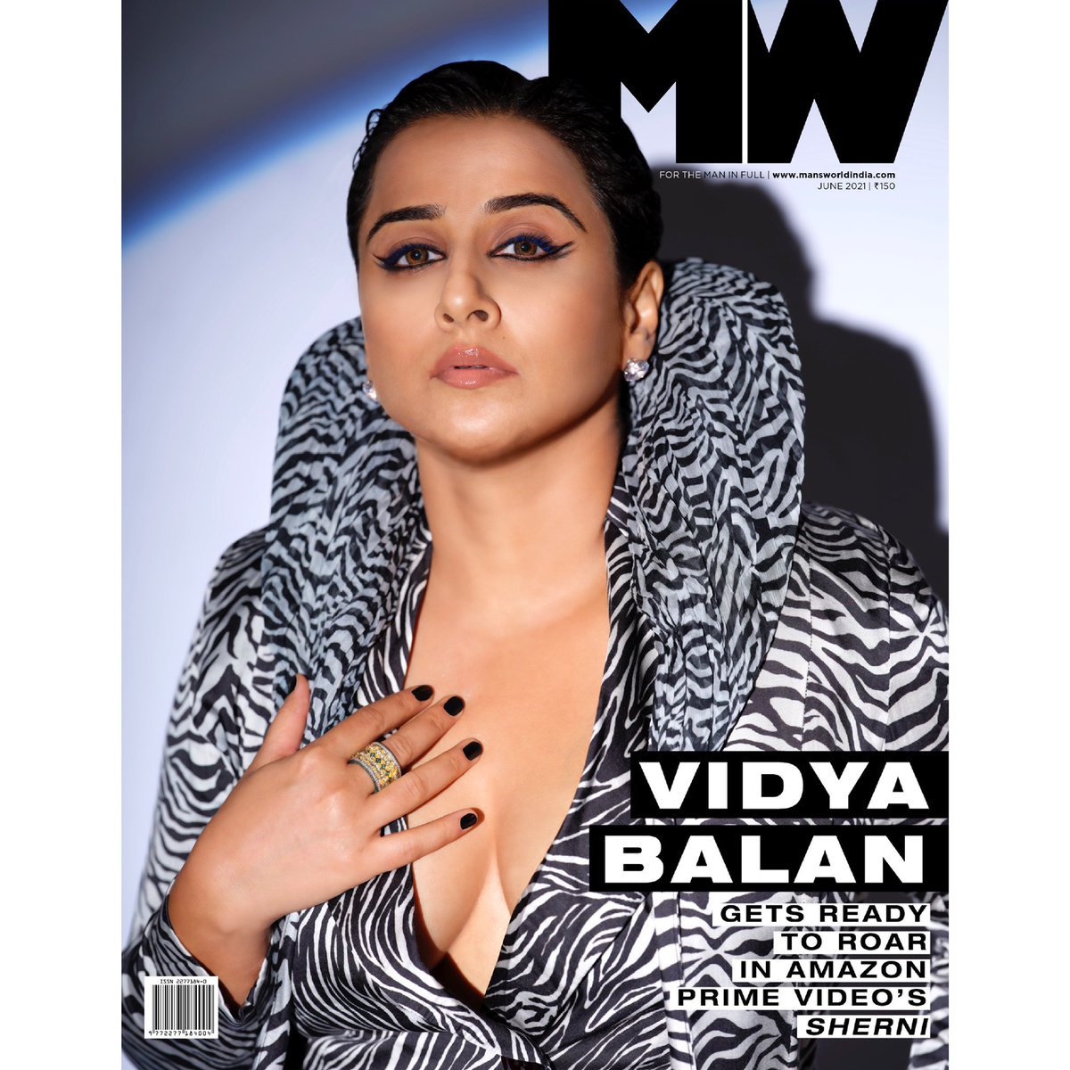 Man's World Magazine (@mansworldindia) on Twitter photo Our June 2021 cover star, <a href="/vidya_balan/">vidya balan</a> is arguably the only actress who has been successfully shouldering projects as the solo lead for the last decade. Balan is getting ready to roar with Sherni, her new film on <a href="/PrimeVideoIN/">prime video IN</a> and is proving that she truly is unstoppable. Our June 2021 cover star, <a href="/vidya_balan/">vidya balan</a> is arguably the only actress who has been successfully shouldering projects as the solo lead for the last decade. Balan is getting ready to roar with Sherni, her new film on <a href="/PrimeVideoIN/">prime video IN</a> and is proving that she truly is unstoppable.