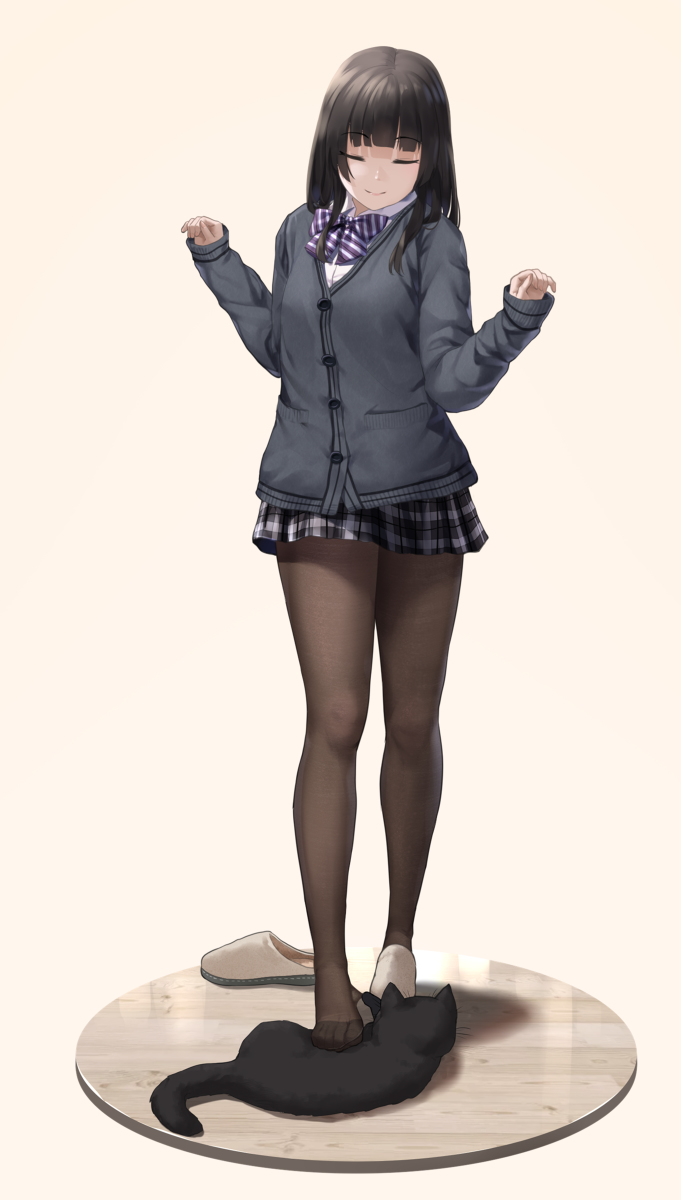 Toojzw's tweet photo. (=ↀωↀ=) #オリジナル #女の子 #女子高生 #JK #黒髪ロング #黒タイツ https://t.co/E2yBBOY09h https://t.co/WVzOHQYMZt