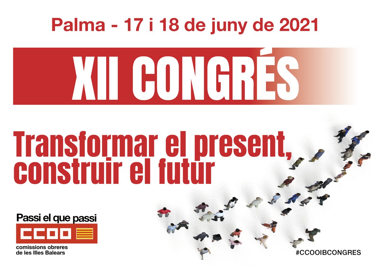 CCOO Illes Balears (@ccoobalears) on Twitter photo Todo a punto para dar inicio el XII Congreso Confederal de <a href="/CCOOBalears/">CCOO Illes Balears</a> con el lema "Transformar el presente, construir el futuro". #ActuarParaAvanza Todo a punto para dar inicio el XII Congreso Confederal de <a href="/CCOOBalears/">CCOO Illes Balears</a> con el lema "Transformar el presente, construir el futuro". #ActuarParaAvanza