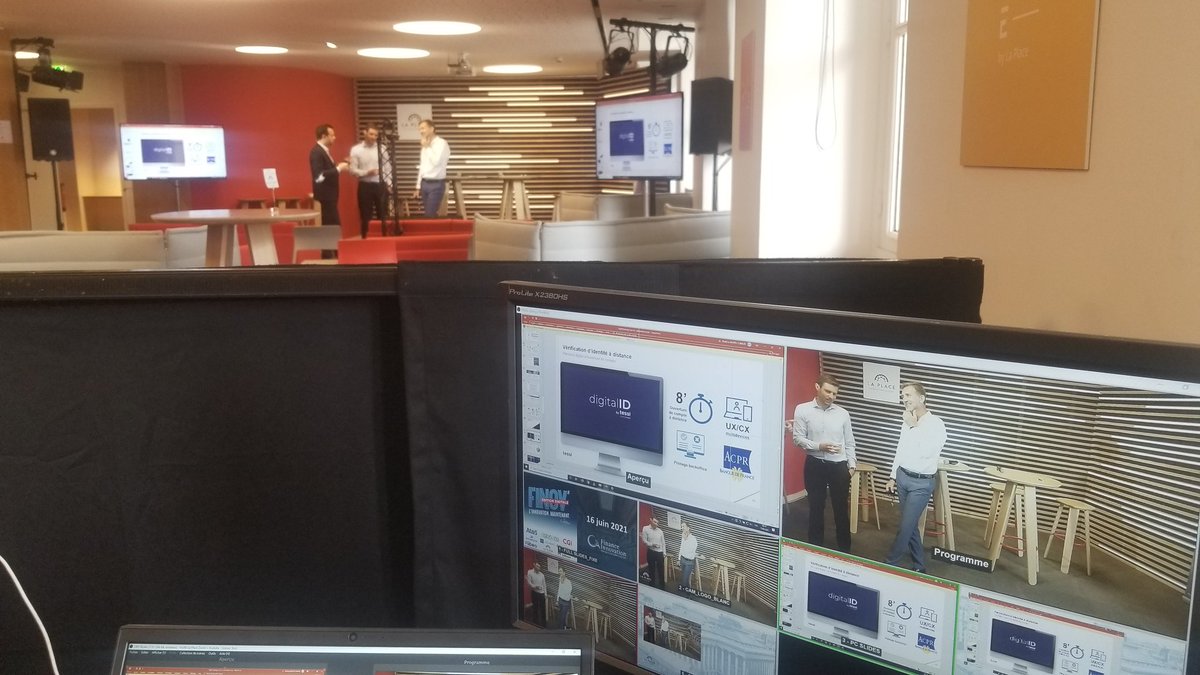 MNibourel's tweet photo. 45min avant le #digitalSummit de @Tessi - entrée en relation, kyc, lutte contre la fraise, chèque processing @ericjamet @getqonto @Bpifrance @Caisse_Epargne 🤗 https://t.co/SPZ5fMDaNT