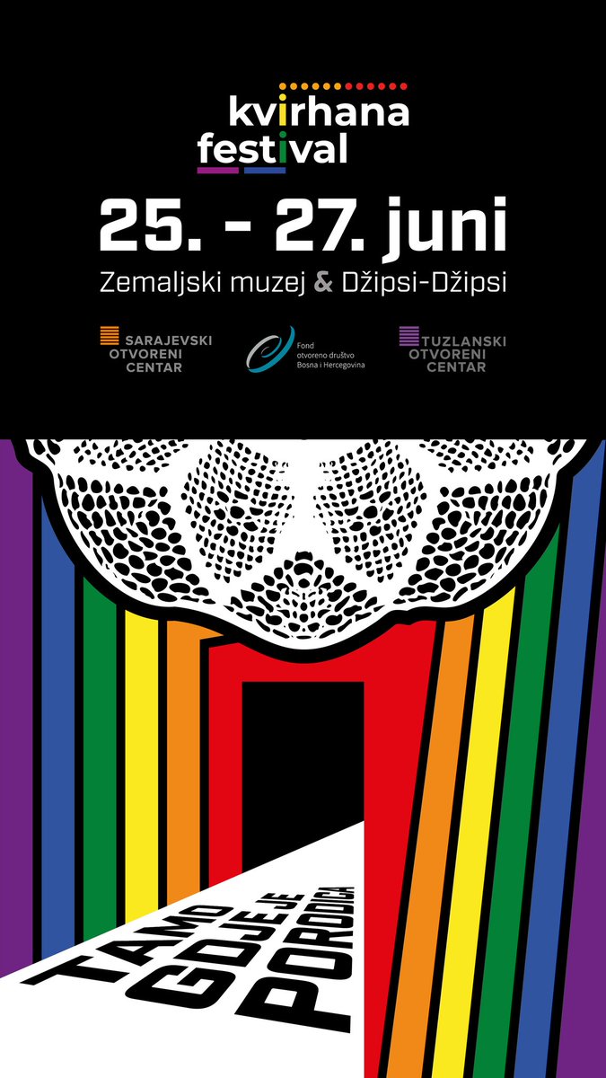 soc_sarajevo's tweet photo. Vidimo se uskoro na Kvirhani! 🏳️‍🌈
Program ⬇️⬇️⬇️ https://t.co/7e983rXH18