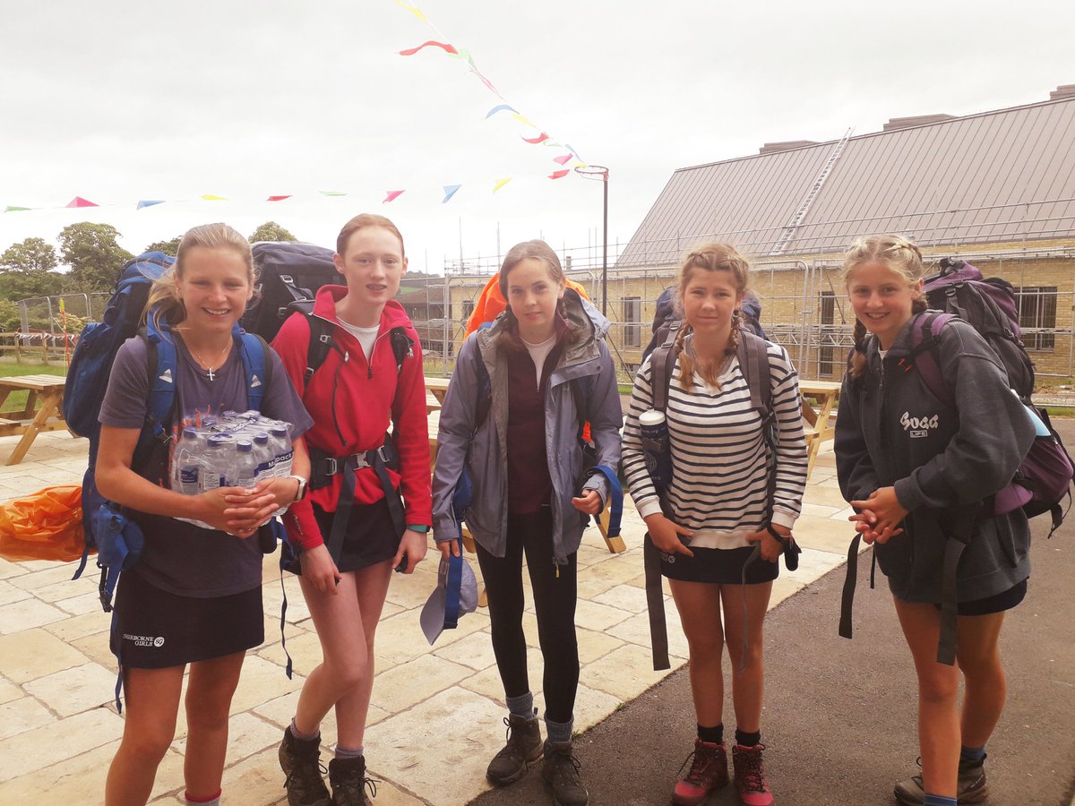 Good luck to these little legends who are just heading off on their D of E Bronze Expediton. Go Girls! #DofE #resilience #bonding #teamworkmakesthedreamwork