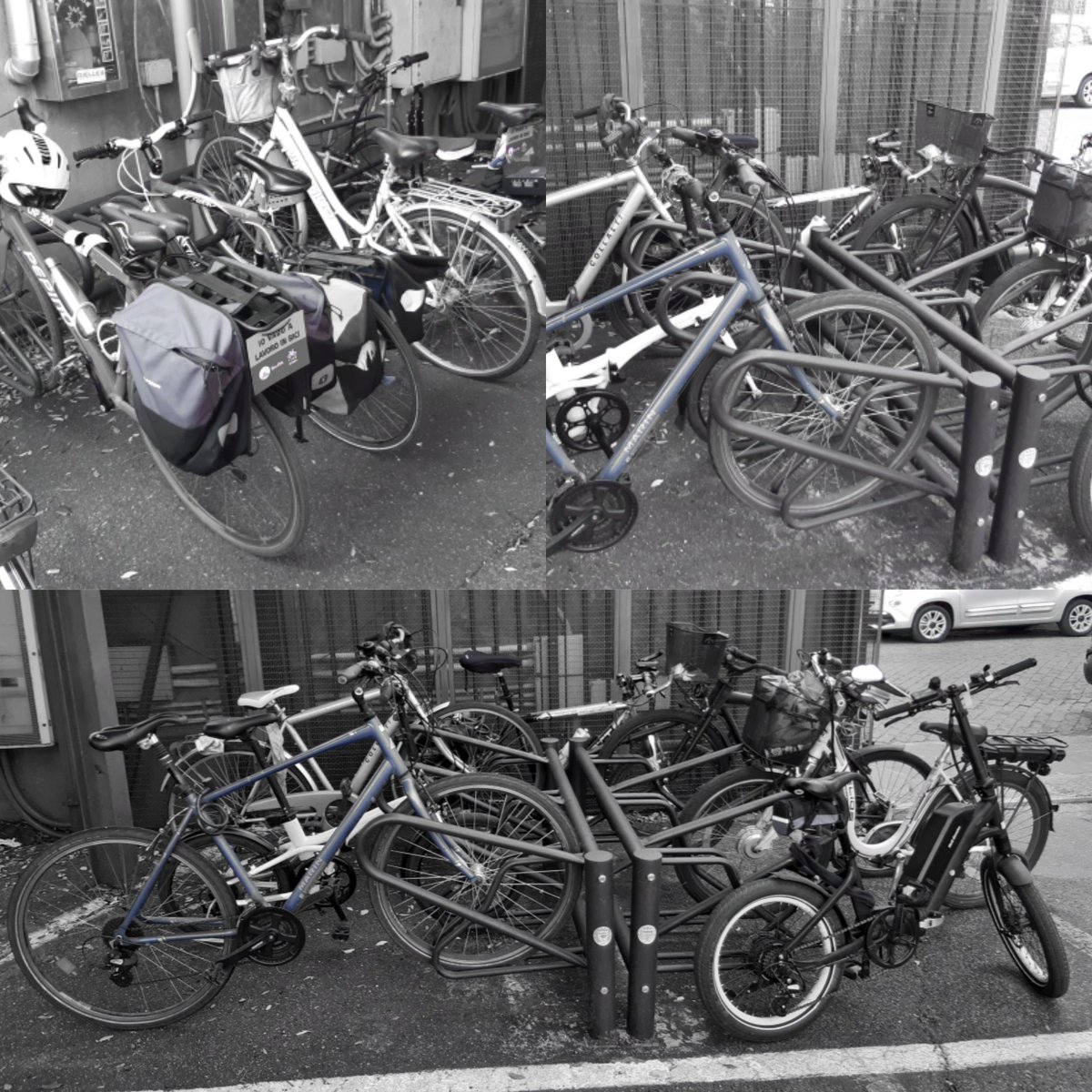 Anche i parcheggi #bici della #Cameradeideputati oggi al completo! #Biketowork #BiciPa #Fiab #FiabRoma #carbonfootprint #mobilitàsostenibile #iovadoalavoroinbici #17giugno