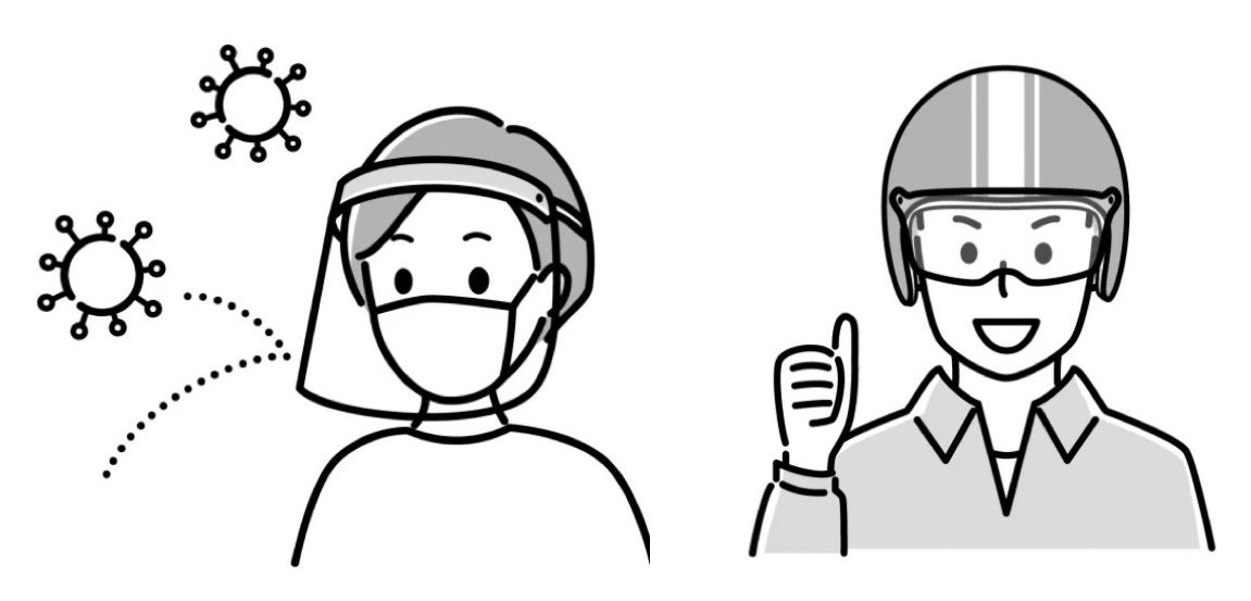 Yuki 着脱動詞のイラストに フェイスシールドとヘルメットを追加しました T Co Mmmfc2mizr ベトナムは第4波の影響が長く 飲食店などはまだ休業中です 日本語教材 モノクロイラスト イラスト教材 無料イラスト T Co L6ptehaz4w