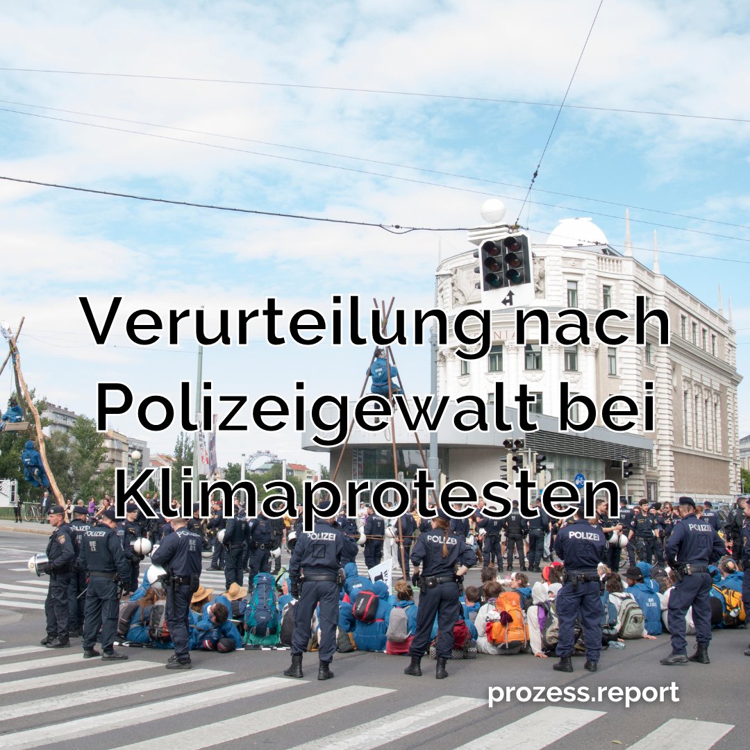 Nur ein Bruchteil von Vorwürfen von #Polizeigewalt werden in Österreich vor Gericht verhandelt, diese (nicht rechtskräftige) Verurteilung nach der Festnahme von <a href="/AnselmSchindler/">Anselm Schindler</a> ist selten. Doch wie kam es dazu? prozess.report/prozesse/poliz…