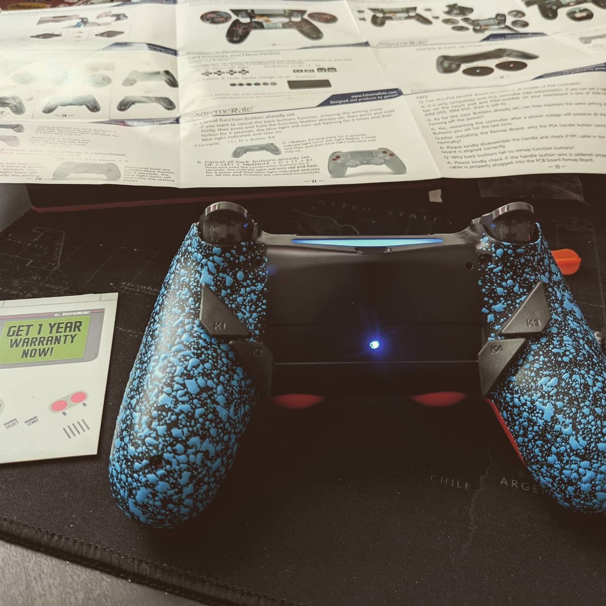 TheBenjyD's tweet image. If you see someone excessively bunny hopping around Verdansk, it&apos;s probably me trying out my new back buttons from @ExtremeRate 

#buttonsfordays 
#extremerate