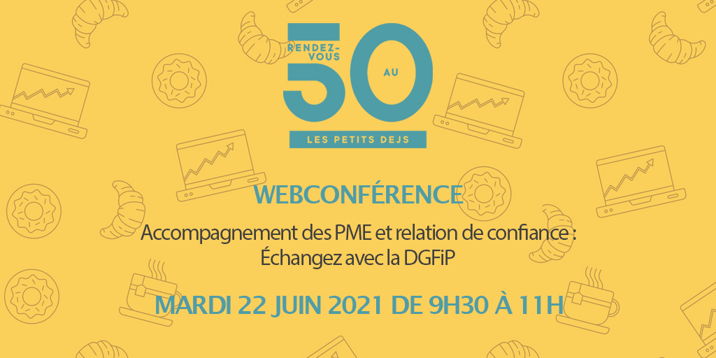 OECParis's tweet photo. #RDVau50 : Venez échanger avec la @dgfip_officiel @lbenoudiz le mardi 22 juin, de 9h30 à 11h ⏰, pour découvrir le dispositif d’accompagnement fiscal personnalisé des #PME et les aspects pratiques de la loi #ESSOC.
Inscrivez-vous ➡ https://t.co/Dbpmiv2clU
#entreprises https://t.co/UfiscJ7LJ4